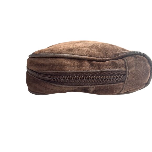 Y2K Disney Winnie the Pooh Eeyore Embroidered Velour Makeup Bag - Picture 8 of 15